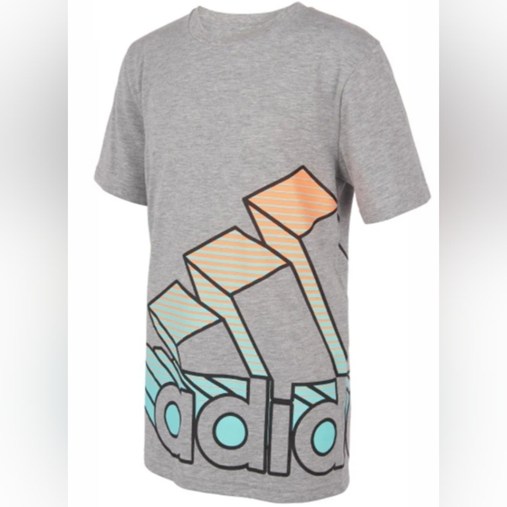 Adidas BOS Wrap Tee Graphic T-Shirt Boy's Size XL Pre-owned Excellent